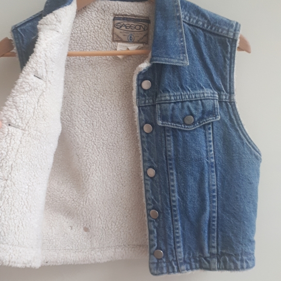 Jean jacket with fleece - Picture 4 of 5